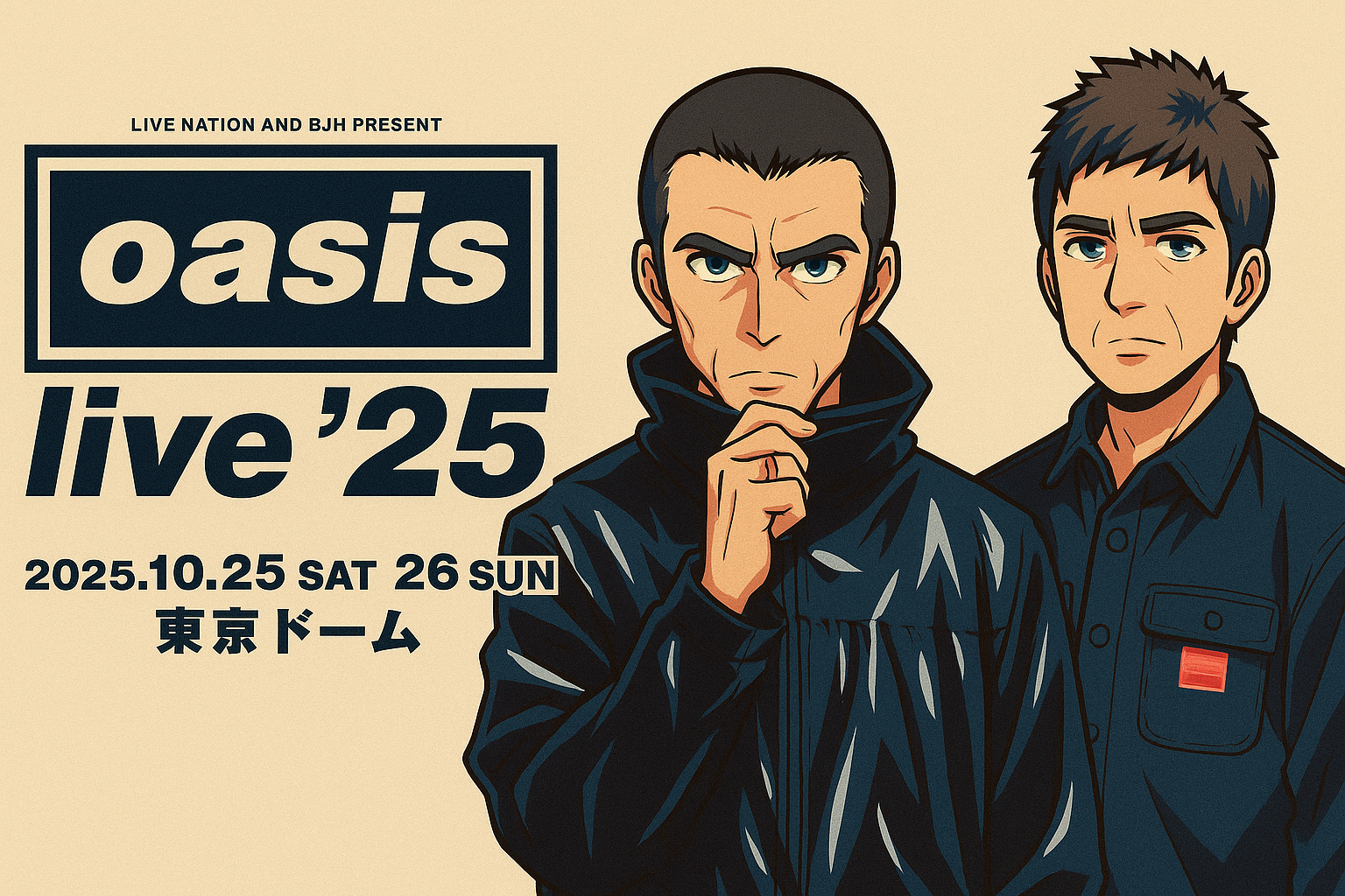 【絶対に行く方法！】Oasis Live '25 東京ドーム 2025年10月25〜26