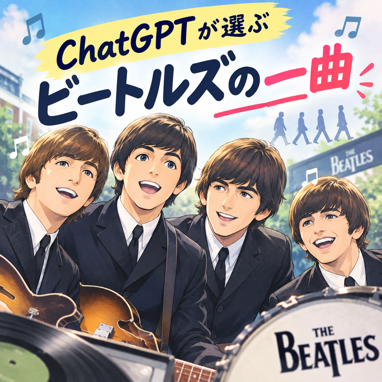 【ほう】Q.ビートルズを聞くならこの一曲！ 〜ChatGPTの回答が うん まぁ そうかって感じ〜